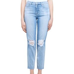 L’AGENCE El Matador French Slim Distressed Jeans Size 26 Denim!
